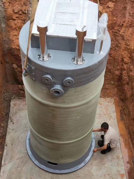 博尔塔拉峨眉山一体化提升泵安装